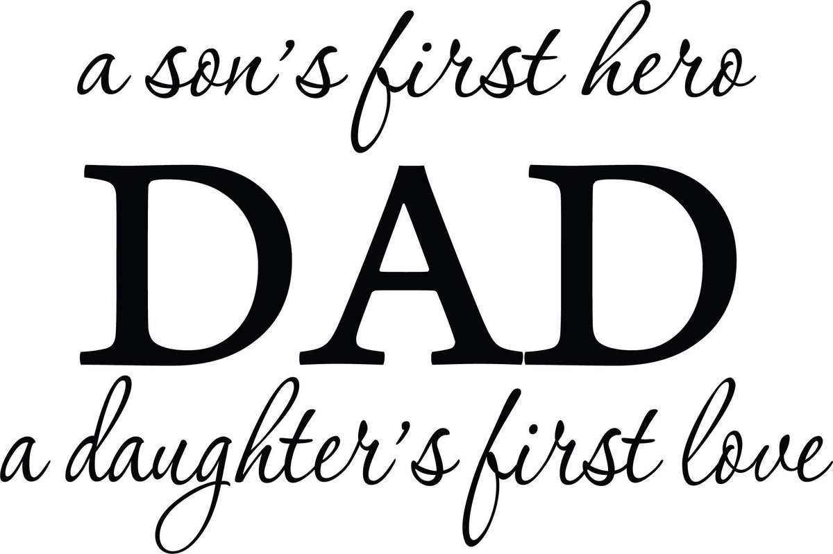 Decaltor Dad First Hero Decal