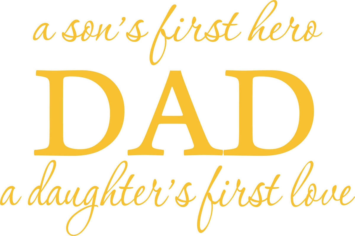 Decaltor Dad First Hero Decal