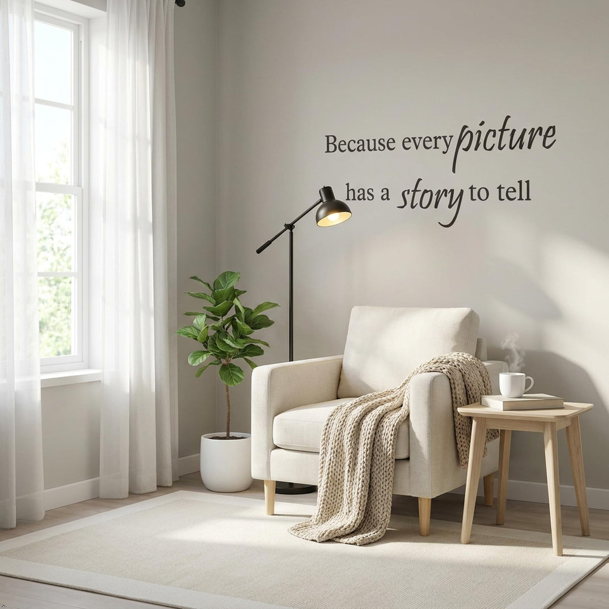 Decaltor Every Picture Story Quote Wall Decal