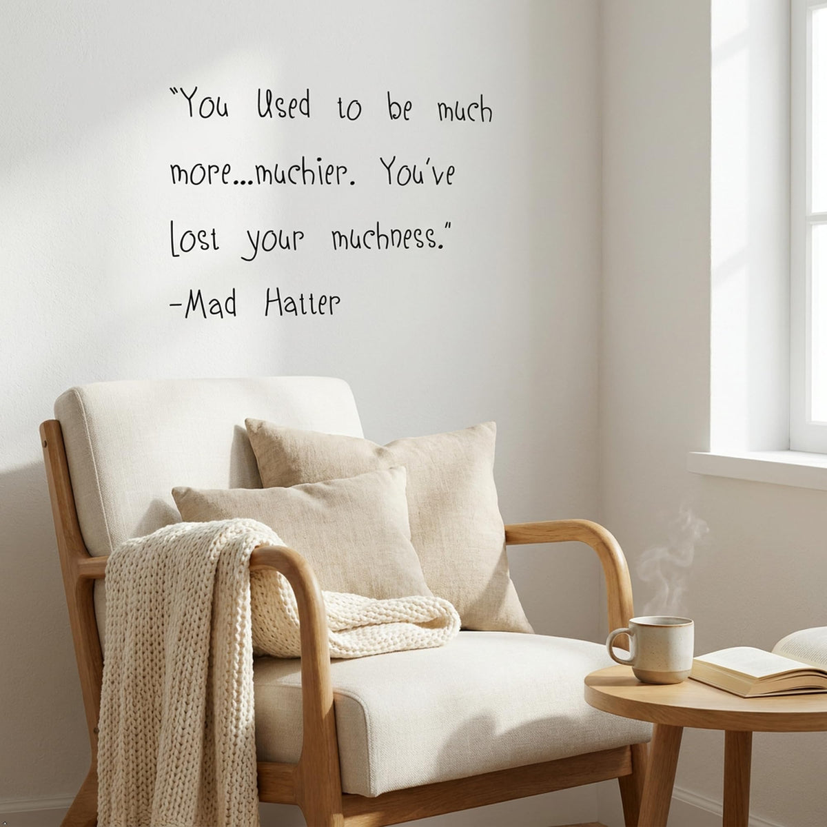 Decaltor Much More Muchier Quote Vinyl Wall Decal, Home Decor