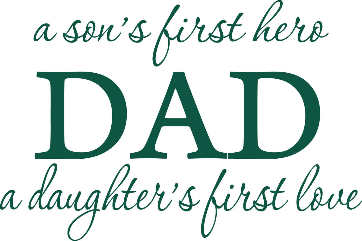 Decaltor Dad First Hero Decal