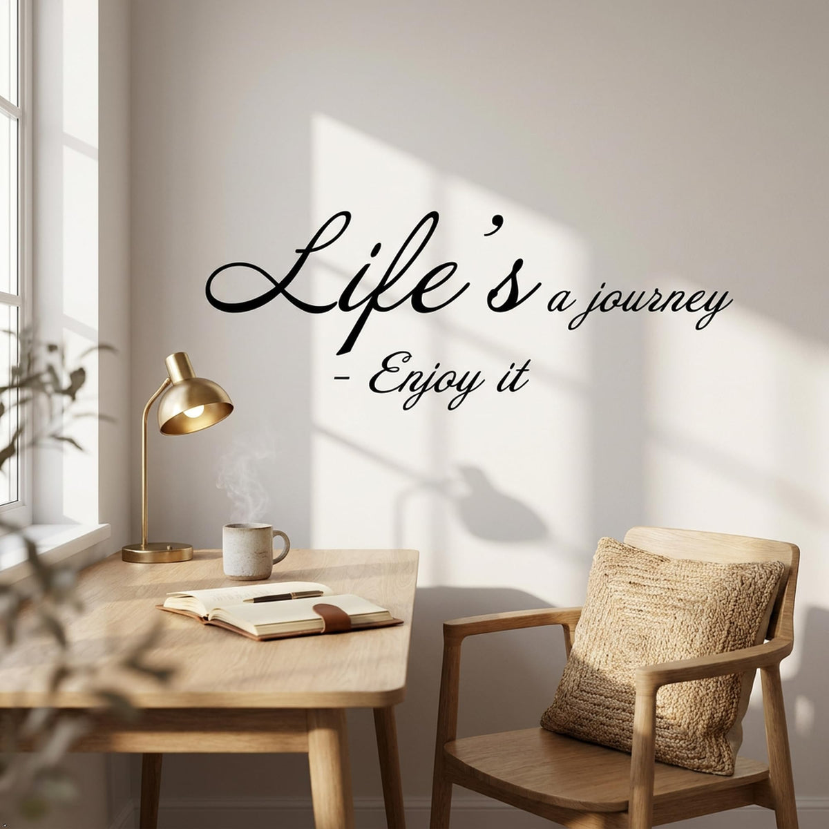 Picniva Life's a Journey - Enjoy it Removable Vinyl Wall Decal