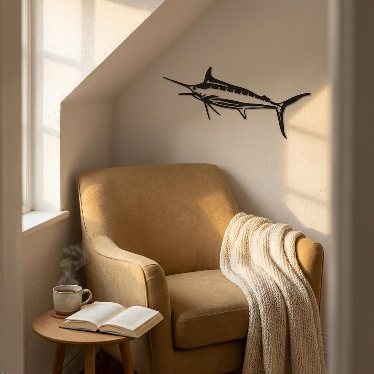 Picniva Marlin Style20 Wall Decal Removable Home Decor