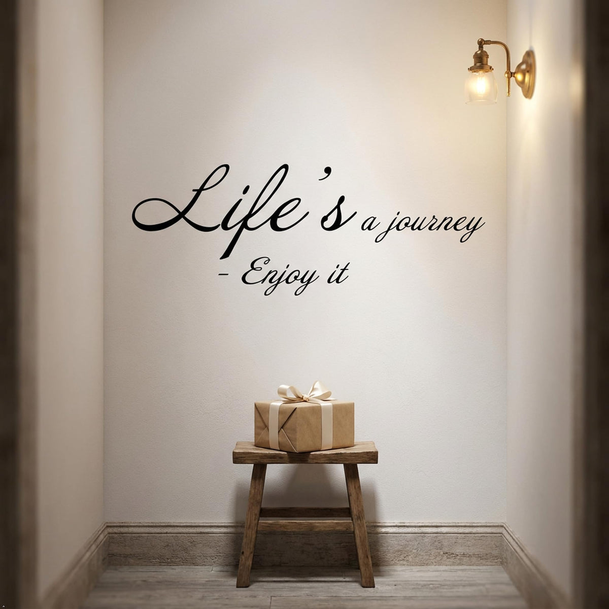 Picniva Life's a Journey - Enjoy it Removable Vinyl Wall Decal