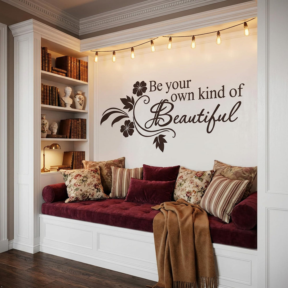 Picniva Be Your Own Kind of Beautiful Wall Decal, Black