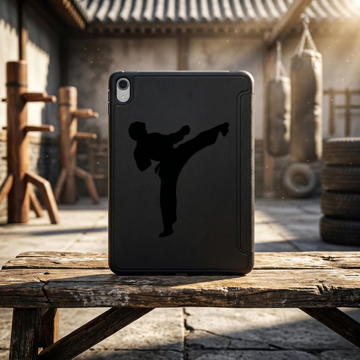 Decaltor Karate Kick Vinyl Decal for Car Window Laptop, 5 in