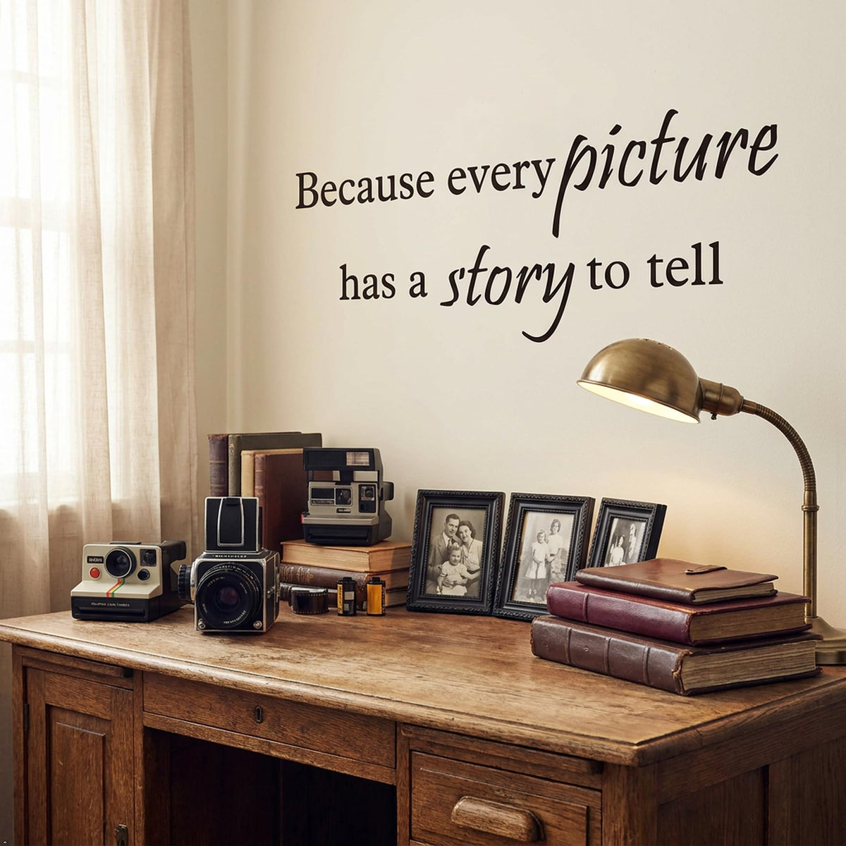 Decaltor Every Picture Story Quote Wall Decal