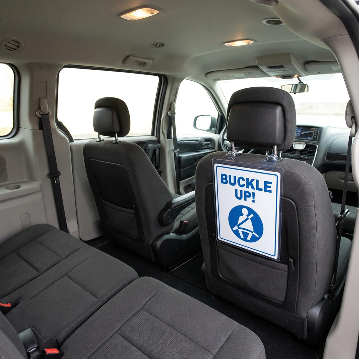 Picniva Buckle Up Seatbelt Reminder Stickers, Two Pack
