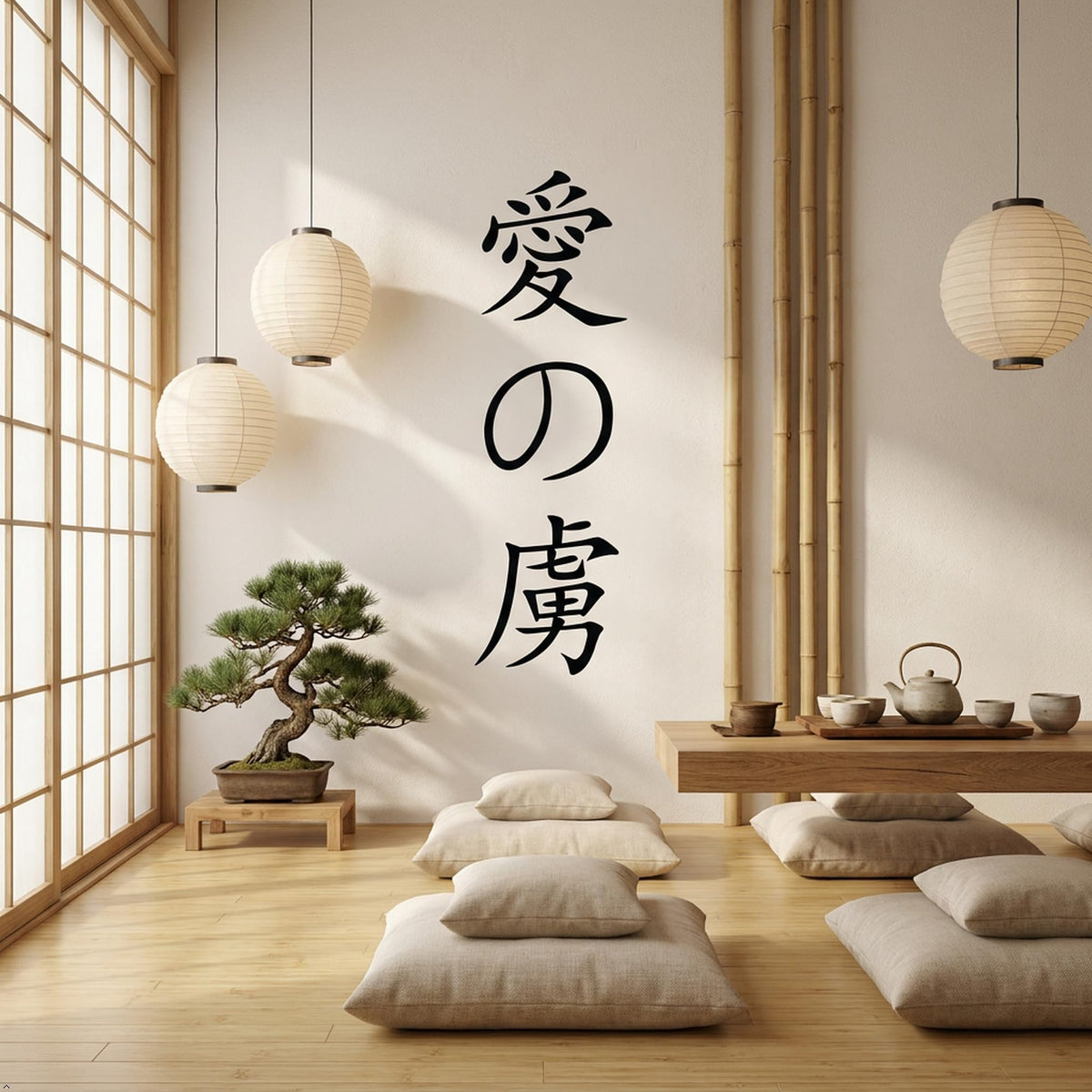 Decaltor Addicted to love chinese kanji character symbol Lettering Wall Decal Sticker Sticker D?or