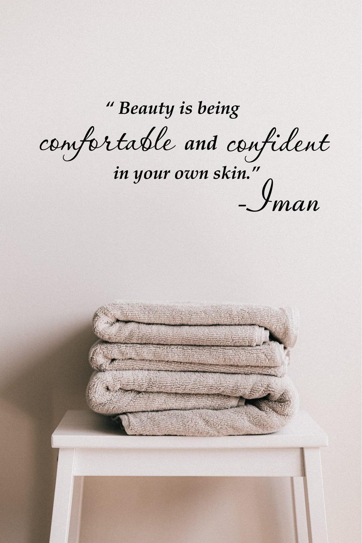 Picniva Beauty Quote Wall Decal Inspirational Vinyl Bedroom Sticker