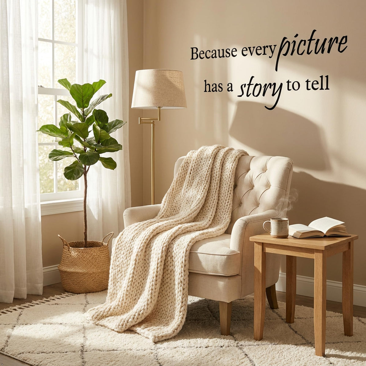 Decaltor Every Picture Story Quote Wall Decal