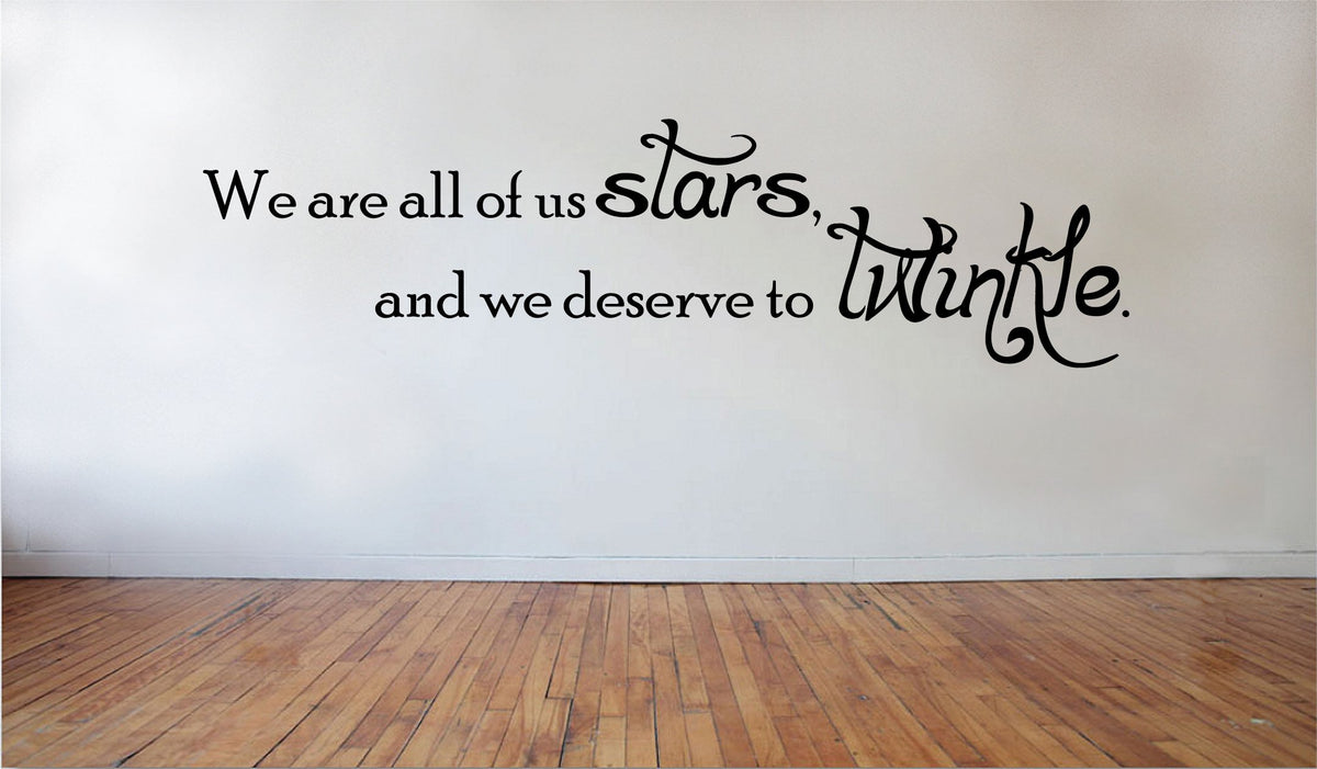 Picniva We are All of Us Stars Wall Decal, 22x7 in