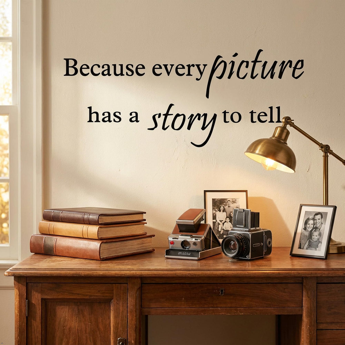 Decaltor Every Picture Story Quote Wall Decal