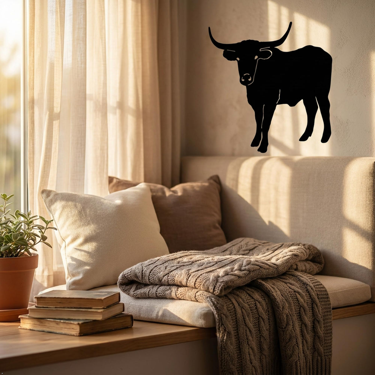 Picniva Cattle Style 7 Vinyl Wall Decal Farm Ranch Decor Home