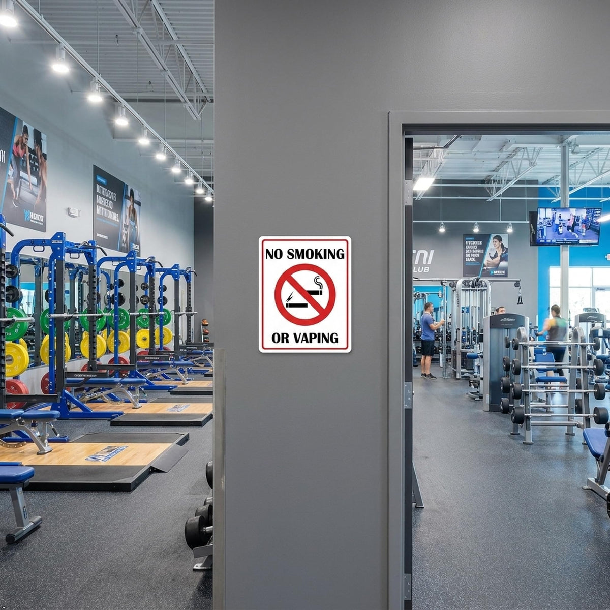 Picniva No Smoking or Vaping Notice Stickers