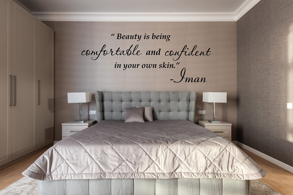 Picniva Beauty Quote Wall Decal Inspirational Vinyl Bedroom Sticker