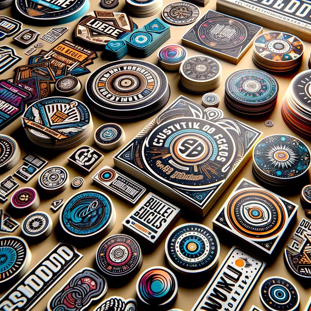 Custom Logo Stickers | Waterproof Vinyl Decals | Die Cut Business Labels for Packaging | Personalized Promotional Bulk Sheet