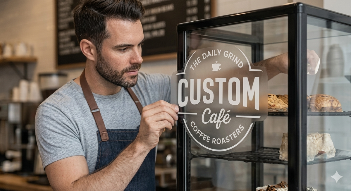 Matte Transparent Custom Stickers | Clear Vinyl Logo Decals | Waterproof Business Labels for Packaging | Bulk Sticker Sheet