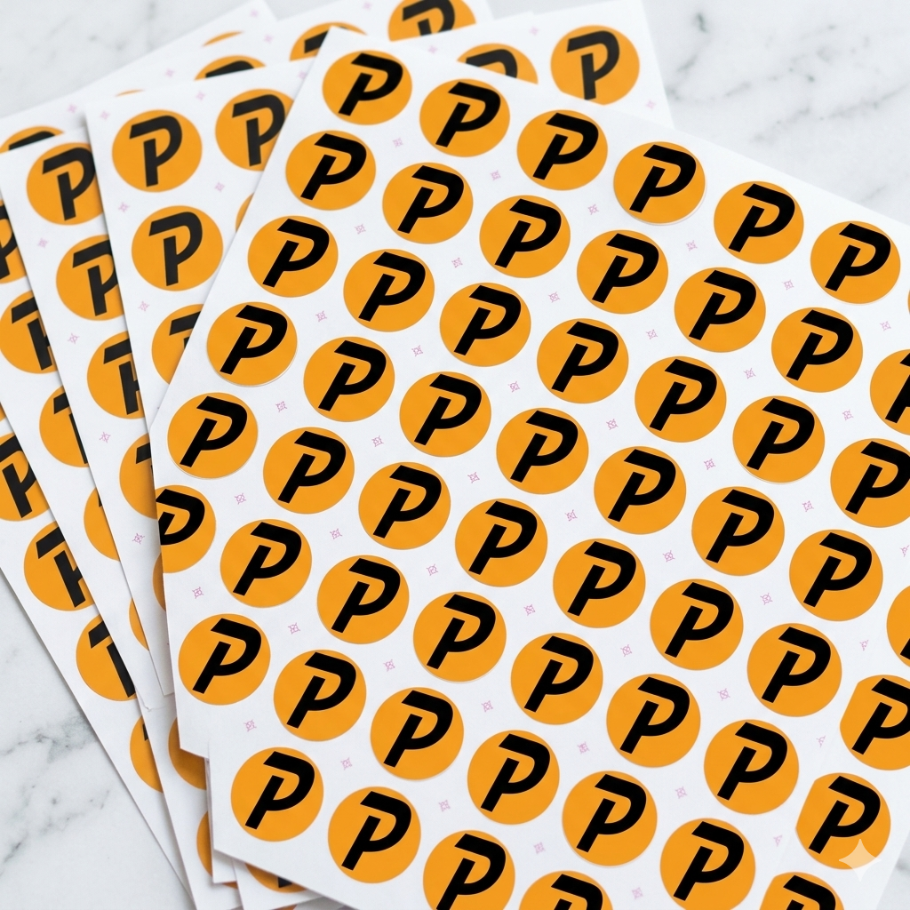Matte Transparent Custom Stickers | Clear Vinyl Logo Decals | Waterproof Business Labels for Packaging | Bulk Sticker Sheet