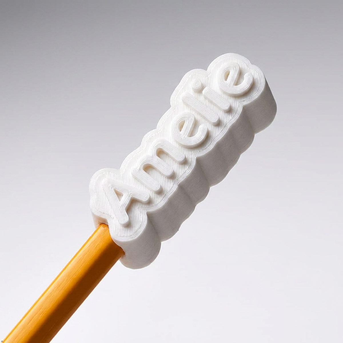3D Printed Custom Name Pencil Topper Kids Back To School Teacher Gift