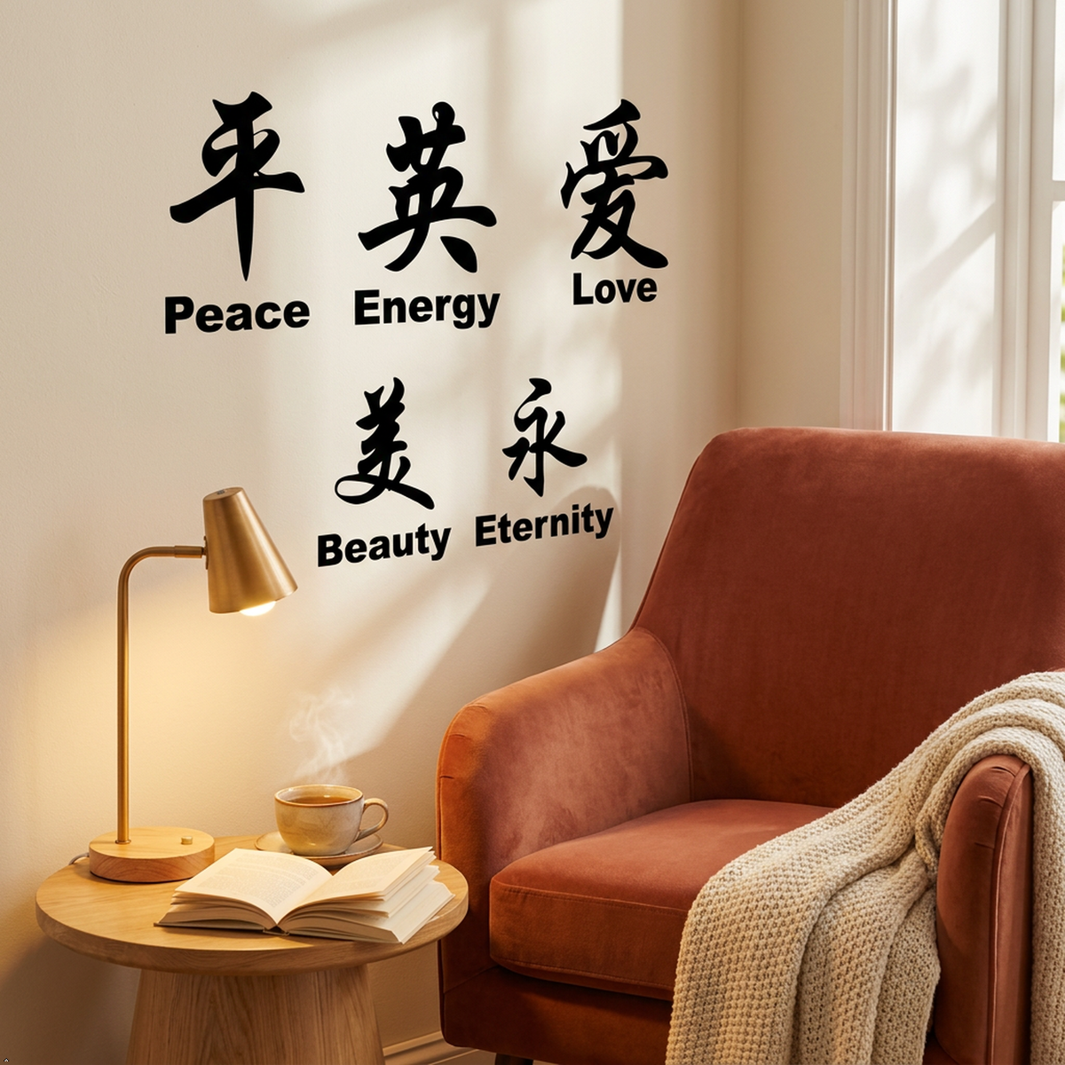 Chinese Symbol DECAL ART Décor