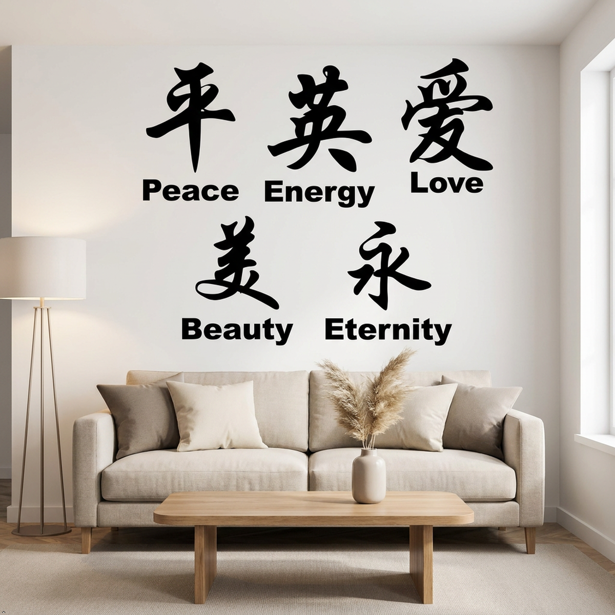 Chinese Symbol DECAL ART Décor