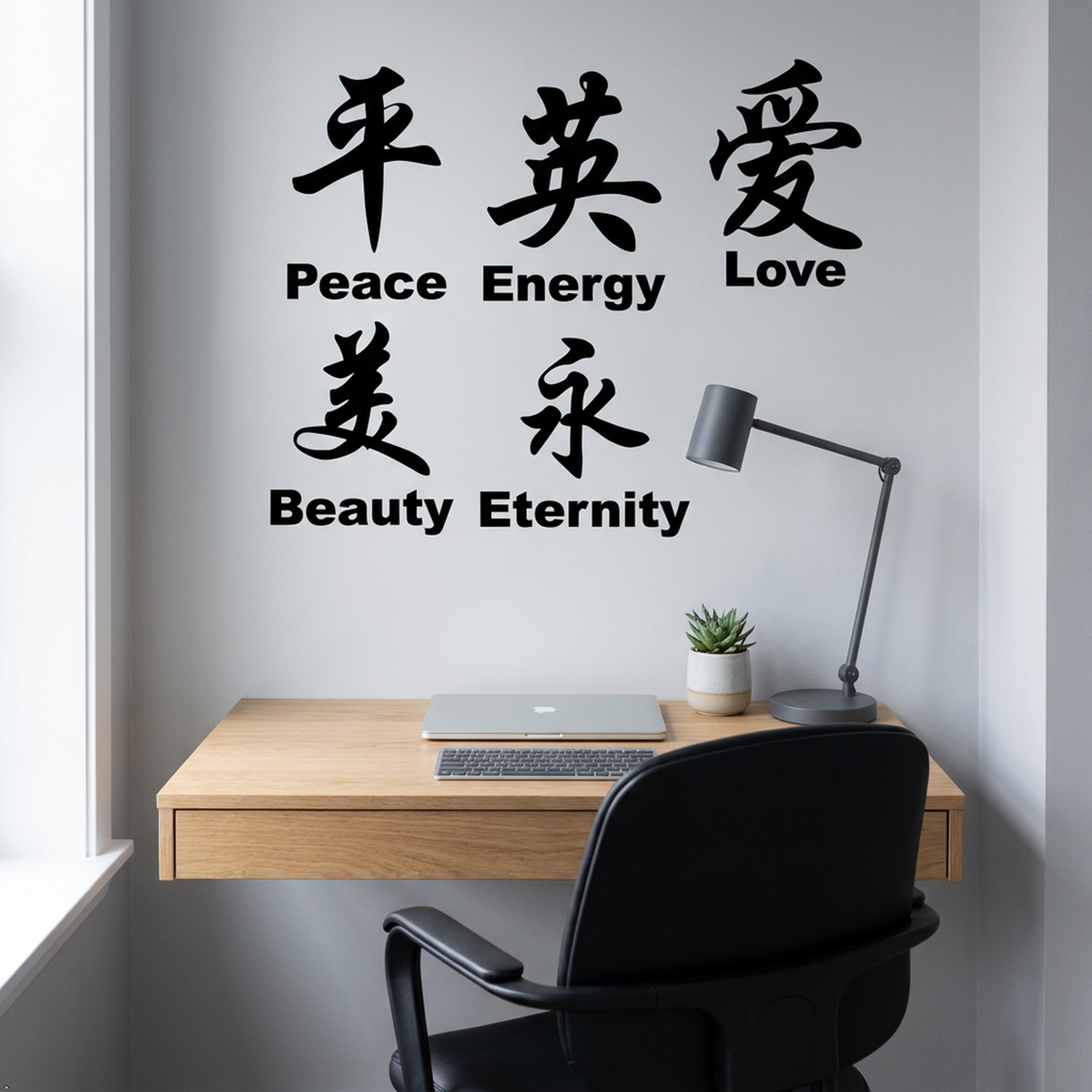 Chinese Symbol DECAL ART Décor